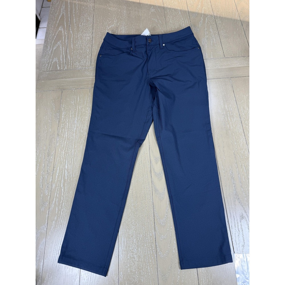 Lululemon‎ ABC Pants Mens 30 Blue ABC Slim 5 Pocket Chino Stretch Casual - Picture 8 of 16